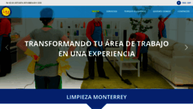 What Limpiezamonterrey.com website looked like in 2020 (4 years ago)