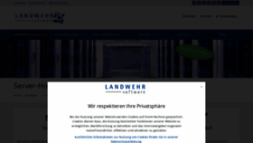 What Landwehr-hosting.de website looked like in 2020 (4 years ago)
