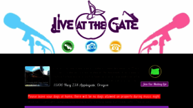 What Liveatthegate.com website looked like in 2020 (4 years ago)
