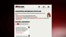 What Liebessinn.de website looked like in 2020 (4 years ago)
