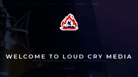 What Loudcryradio.com website looked like in 2020 (4 years ago)