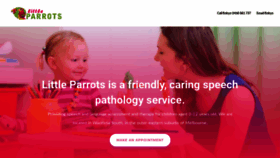 What Littleparrots.com.au website looked like in 2020 (4 years ago)