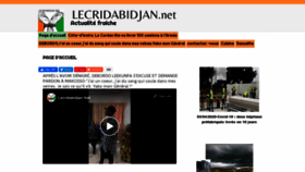 What Lecridabidjan.net website looked like in 2020 (4 years ago)