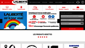 What Laliberteelectronique.com website looked like in 2020 (4 years ago)