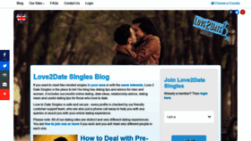 What Love2datesingles.com website looked like in 2020 (4 years ago)