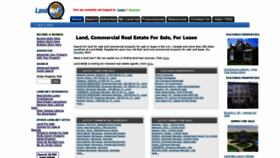 What Land.net website looked like in 2020 (5 years ago)