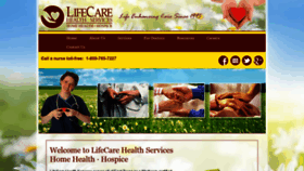 What Lifecarehs.com website looked like in 2020 (4 years ago)
