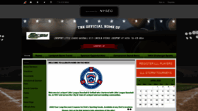 What Lockportlittleleaguebaseball.org website looked like in 2020 (4 years ago)
