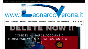What Leonardoverona.it website looked like in 2020 (4 years ago)