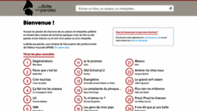 What Laboiteauxparoles.com website looked like in 2020 (4 years ago)