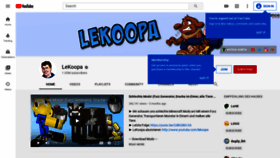 What Lekoopa.de website looked like in 2020 (4 years ago)