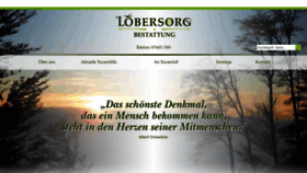 What Loebersorg.at website looked like in 2020 (4 years ago)