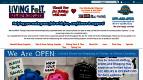 What Livingfelt.com website looked like in 2020 (4 years ago)