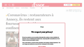 What Lessorsavoyard.fr website looked like in 2020 (4 years ago)