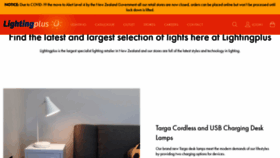 What Lightingplus.co.nz website looked like in 2020 (4 years ago)