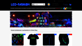 What Led-fashion.com website looked like in 2020 (4 years ago)