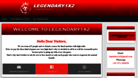 What Legendary1x2.com website looked like in 2020 (4 years ago)