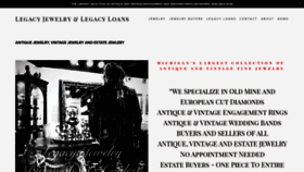 What Legacyestatejewelry.com website looked like in 2020 (4 years ago)