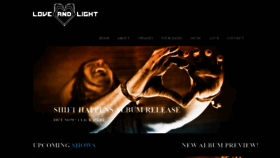 What Loveandlightmusic.net website looked like in 2020 (4 years ago)