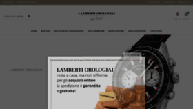 What Lamberti-orologiai.com website looked like in 2020 (4 years ago)