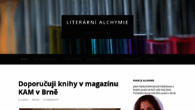 What Literarnialchymie.cz website looked like in 2020 (4 years ago)