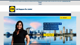 What Lidl.sg website looked like in 2020 (5 years ago)