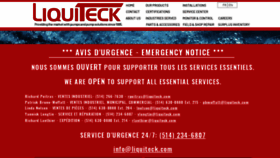 What Liquiteck.com website looked like in 2020 (5 years ago)