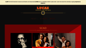 What Lucastheatre.com website looked like in 2020 (4 years ago)