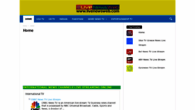 What Livenewsweb.com website looked like in 2020 (4 years ago)