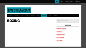What Livestream247.net website looked like in 2020 (4 years ago)