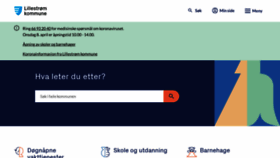 What Lillestrom.kommune.no website looked like in 2020 (4 years ago)