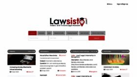 What Lawsisto.com website looked like in 2020 (4 years ago)