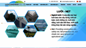 What Luoicongtrinh.com website looked like in 2020 (4 years ago)