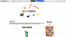 What Les3soeurs.com website looked like in 2020 (4 years ago)