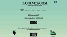 What Locuvoz.com website looked like in 2020 (4 years ago)