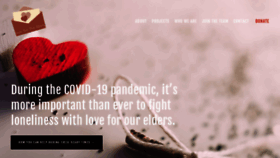 What Lovefortheelderly.org website looked like in 2020 (4 years ago)