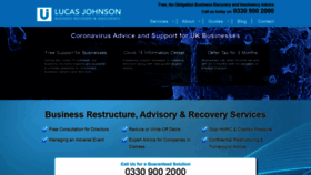 What Lucasjohnson.co.uk website looked like in 2020 (4 years ago)