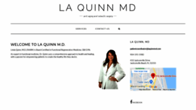What Laquinnmd.com website looked like in 2020 (4 years ago)