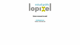 What Lopixel.com website looked like in 2020 (4 years ago)