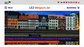 What Lez-belgium.be website looked like in 2020 (4 years ago)