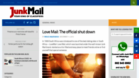What Lovemail.co.za website looked like in 2020 (4 years ago)