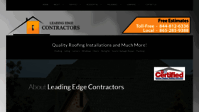 What Leadingedgecontractors.com website looked like in 2020 (4 years ago)