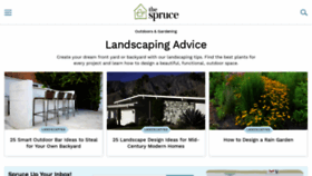 What Landscaping.about.com website looked like in 2020 (4 years ago)