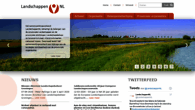 What Landschappen.nl website looked like in 2020 (4 years ago)
