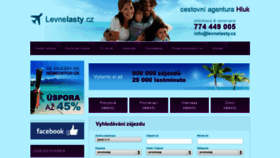 What Levnelasty.cz website looked like in 2020 (4 years ago)