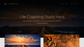What Lifecoachpath.com website looked like in 2020 (4 years ago)