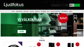 What Ljudfokus.se website looked like in 2020 (4 years ago)