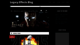 What Legacyeffectsblog.com website looked like in 2020 (4 years ago)