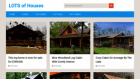 What Lotsofcabin.com website looked like in 2020 (4 years ago)