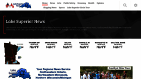 What Lakesuperiornews.com website looked like in 2020 (4 years ago)